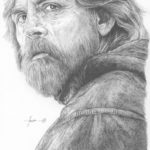 Mark Hamill Luke Skywalker Last Jedi Star Wars BJH Creations Studio H